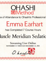 Certificate of Completion Muscle Meridian Sedation Technique
