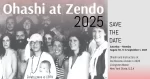 Ohashi and Instructors at Zendo in 2025 - SAVE THE DATE