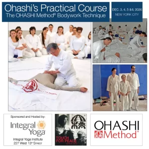 Ohashi’s Practical Course. The OHASHI Method® Bodywork Technique.